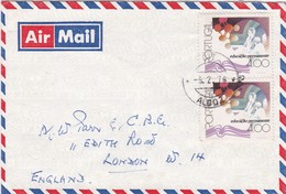 PORTUGAL - AIR MAIL   COVER -  To ENGLAND - Storia Postale