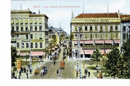 GERMANY - VINTAGE POSTCARD BERLIN - CAFE VICTORIAUND FREDERICHSTRASSE - ANIMATED - NEW - 32851REFPOST7035 - Friedrichshain