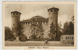 TORINO    PALAZZO   MADAMA   1933     2 SCAN         (VIAGGIATA) - Palazzo Madama
