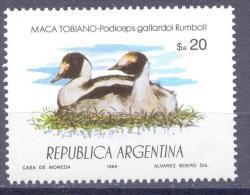 1984. Argentina, Mich.1710, Fauna, Birds, 1v,  Mint/** - Neufs