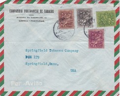 PORTUGAL  AIR MAIL COVER - LISBOA   To UNITED STATES - Lettres & Documents