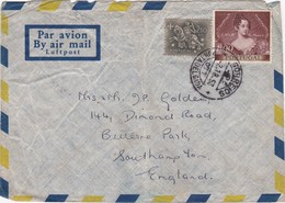 PORTUGAL  AIR MAIL COVER - AÇORES - PONTA DELGADA   To ENGLAND - Lettres & Documents