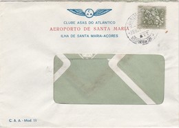 PORTUGAL  AIR MAIL COVER - SANTA MARIA - AÇORES - Lettres & Documents