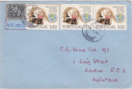 PORTUGAL AIR MAIL  COVER - LAGOS    To ENGLAND - Lettres & Documents