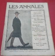 Les Annales N° 1659 11 Avril 1915  WW1 Journal De La Guerre, à Thann En Alsace Maurice Barrès, Trieste,Jean Allard Meéus - 1900 - 1949
