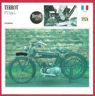 Terrot 175 Type L, Moto De Tourisme, France, 1924, Le Grand Retour De Terrot - Sport