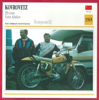 Kovorovetz 250 Cross Victor Arbekov, Moto Tout Terrain (motocross), Russie, 1965, Le 1er Champion Du Monde Russe - Sport