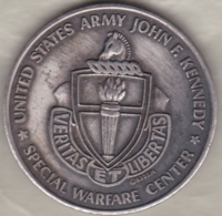 Medal United States Army John F. Kennedy Special Warfare Center - Other