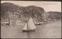 Postcard Wales - Barmouth From The Island - United Kingdom - Cancel Barmouth 1918 - Valentine's Series - Merionethshire