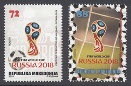 Macedonia 2018 FIFA World Cup Russia 2018, Soccer, Football, Sport, Set MNH - 2018 – Rusia