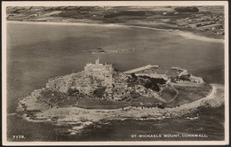 Postcard United Kingdom - Mount's Bay - St. Michaels Mount - Cornwall - Published By Aero Pictorial - Scilly Isles