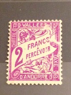 ANDORRE FRANCAIS - Neuf** - Taxe - 1938 - Ungebraucht