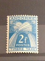 ANDORRE FRANCAIS - Neuf** - Taxe - 1946 - Ungebraucht