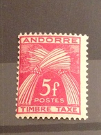 ANDORRE FRANCAIS - Neuf** - Taxe - 1946 - Ungebraucht