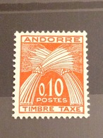 ANDORRE FRANCAIS - Neuf** - Taxe - 1961 - Ungebraucht