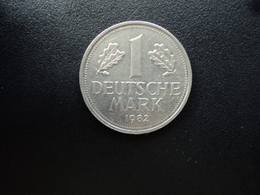 RÉPUBLIQUE FÉDÉRALE ALLEMANDE : 1 DEUTSCHE MARK   1982 F   KM 110      SUP - 1 Mark