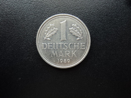 RÉPUBLIQUE FÉDÉRALE ALLEMANDE : 1 DEUTSCHE MARK   1989 D    KM 110      SUP+ - 1 Mark