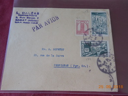 Lettre Du Maroc De 1942 A Destination De Perpignan - Covers & Documents