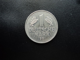 RÉPUBLIQUE FÉDÉRALE ALLEMANDE : 1 DEUTSCHE  MARK   1991 F    KM 110      SUP+ - 1 Mark