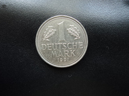 RÉPUBLIQUE FÉDÉRALE ALLEMANDE : 1 DEUTSCHE MARK   1991 J    KM 110      SUP+ - 1 Mark