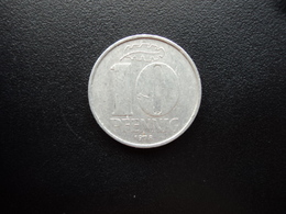 RÉPUBLIQUE DÉMOCRATIQUE ALLEMANDE : 10 PFENNIG   1978 A    KM 10      SUP * - 10 Pfennig