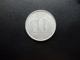 RÉPUBLIQUE DÉMOCRATIQUE ALLEMANDE : 10 PFENNIG   1979 A    KM 10      SUP - 10 Pfennig