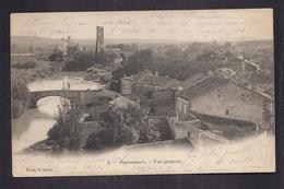 CPA 30 - ROQUEMAURE - Vue Générale - TB PLAN En Détails De Maisons Près Du Cours D'eau CP Voyagée 1903 - Roquemaure