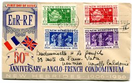 First Day Cover Du 20/10/1956 Arrivée NOUMEA Le 24/10/1956 - Lettres & Documents