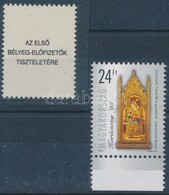 ** 1998 Karácsony I. ,,Az Első Bélyeg-előfizetők Tiszteletére' Hátoldali Felirattal + Támpéldány (20.000) - Altri & Non Classificati