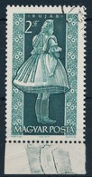 O 1963 Népviselet 2Ft, Az ívszélen A Bélyegkép Alsó Részének Tükörnyomata. Ritka Különlegesség! - Autres & Non Classés