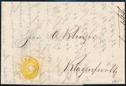 1865 2kr Nyomtatványon 'SISSEK Banhnhof' - Klagenfurt - Altri & Non Classificati