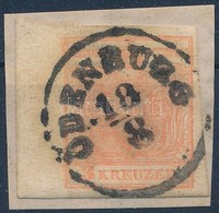 1850 3kr MPIII 7mm ívszéllel 'ÖDENBURG' - Otros & Sin Clasificación