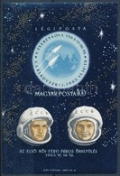 ** 1963 Páros űrrepülés Vágott Blokk (4.500) - Sonstige & Ohne Zuordnung