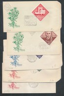 1963 Nagy Idők - Nagy Események 5db Vágott Bélyeg FDC-n (6.000) - Autres & Non Classés