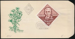 1963 Nagy Idők - Nagy Események P. De Coubertin Vágott Bélyeg FDC (2.200) - Otros & Sin Clasificación