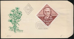 1963 Nagy Idők - Nagy Események P. De Coubertin Vágott Bélyeg FDC (2.200) - Sonstige & Ohne Zuordnung
