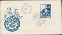 1967 Évfordulók - Események (V.) Vágott Bélyeg FDC - Sonstige & Ohne Zuordnung