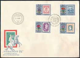 1971 Bélyegnap (44.) Vágott Sor FDC (3.200) - Otros & Sin Clasificación