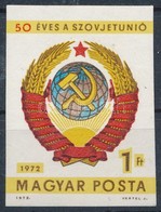 ** 1972 50 éves A Szovjetunió Vágott Bélyeg (2.000) - Altri & Non Classificati