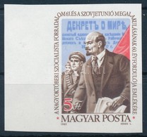 ** 1982 Nagy Októberi Szocialista Forradalom (VII.) Vágott ívszéli Bélyeg (1.500) - Altri & Non Classificati