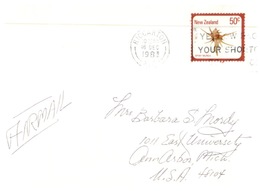 (999) New Zealand To USA Cover - Lettres & Documents