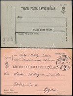 1914-1915 8 Db Tábori Postán Feladott Tábori Lap + 6 Db Használatlan Tábori Lap - Gebraucht