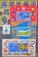 ** Gyűjtemény 1973-1978 12 Vastag Fekete Lapos A/4 Berakóban - Gebraucht