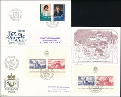 Liechtenstein 1962-1982 6 Klf Bélyegkiállítás FDC Blokkokkal és Kisívekkel - Autres & Non Classés