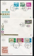 Izrael 1970-1978 8 Db Klf Tabos FDC - Otros & Sin Clasificación