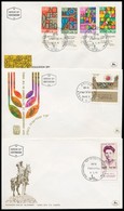 Izrael 1970-1978 9 Db Klf Tabos FDC - Altri & Non Classificati