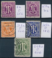 O Németország Brit-amerikai Zóna 1945 5 Db Bélyeg (223 EUR) - Altri & Non Classificati
