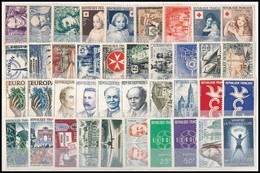 ** 1951-1959 Franciaország 39 Db Bélyeg Jobb értékekkel (benne 7 Db Sor) - Sonstige & Ohne Zuordnung