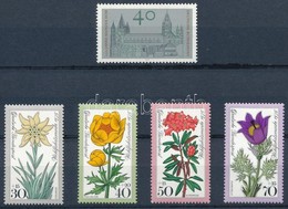 ** NSZK 1975-1988 1 Db Sor és 1 Db Kiadvány Bélyegen és 3 Db FDC-n + Jean Monnetről Közös, Német-francia Bélyegek Emlékb - Altri & Non Classificati