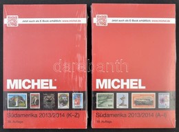 Michel 2 Kötetes Dél-Amerika Katalógus 2013/2014 Tengerentúl 3/1 + 3/2 Kötetek új állapotban - Altri & Non Classificati